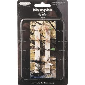 Veiðiflugur Fladen Fishing Nymfer str.10-12 10stk