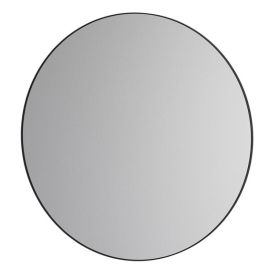 Spegill hringlaga svartur rammi 60 cm Skärgård
