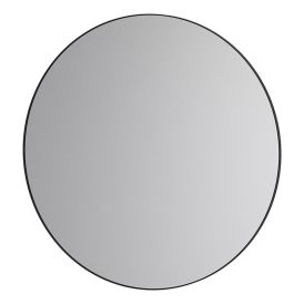 Spegill hringlaga svartur rammi 80 cm Skärgård
