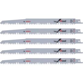 Sverðsagarblöð 240 mm fyrir við 5 TPI Bosch 5 stk