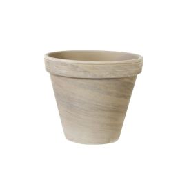 Blómapottur jarðlituð Ø18cm
