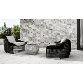 Gólf- & Vegg flísar Everest Sea hvítar 50x25cm 1,27m²