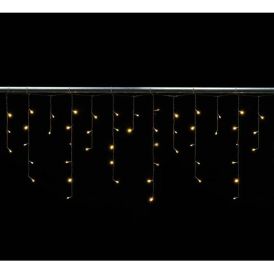 Úti grýlukertasería 144 LED 0,6x4 m Cascade hlýtt ljós