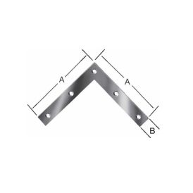 Flatjárn L 100x100x16mm Vormann galv.