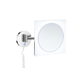 Snyrtispegill veggfestur með LED Ø20cm Smedbo Outline