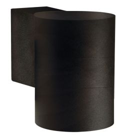 Veggljós GU10 Tin Maxi svart Ø7,5 cm
