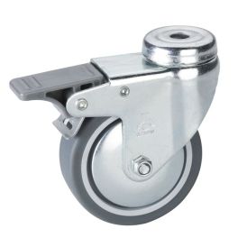 Snúningshjól með bremsu 50x20 mm Stabilit 45 kg