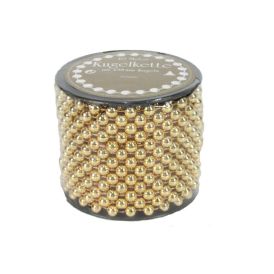 Perluband 10m gyllt