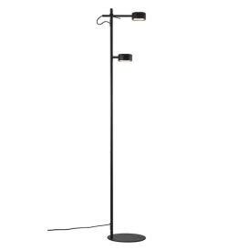 Gólflampi LED Clyde svartur 138 cm