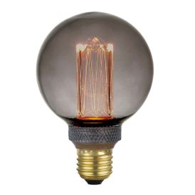 Ljósapera LED E27 3-þrep 5W 1800K Halo smoke Ø80mm