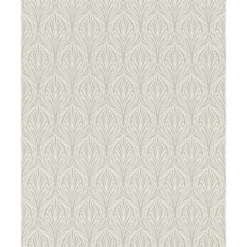 Veggfóður öldur 10mx53 cm beige