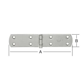 Löm 200x35mm Vormann galv.