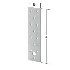 Gataplata 40x160mm 20stk Vormann galv.