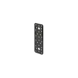 Gataplata 120x50mm Vormann svört
