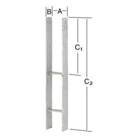 Súluskór H 101x60x600mm Vormann galv