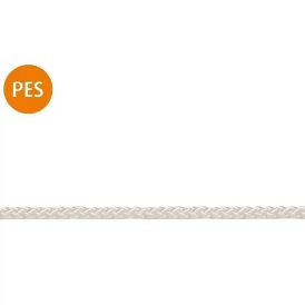 Reipi PA fléttað 4mm hvítt (verð á m)