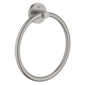 Handklæðahringur GroheQuickFix burstað stál