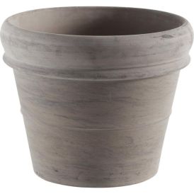 Blómapottur með kraga basalt DR Ø29x24cm Scan-Pot