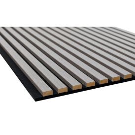 Hljóðdempandi plata Unika 25 2440x600x22 grá eik Fibrotech