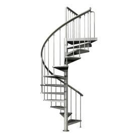 Hringstigi Ø185 cm 11+1 þrep 246-282 cm Toronto stál