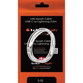 Hleðslusnúra USB-C lightning Leki 2m