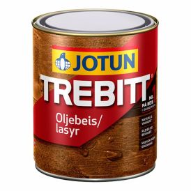 Hálfþekjandi Viðarvörn Oljebeis rauð 0,68L Jotun