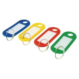 Lyklamerki margir litir plast 6stk Stabilit