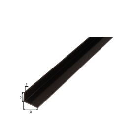Vinkill PVC 20x10x1,5 mm 1 m svartur