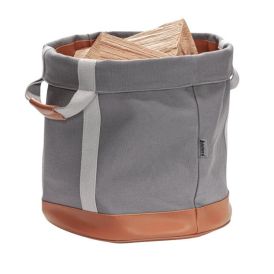 Viðarkarfa Ø35 cm Aduro Grá