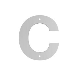 Húsnúmer bókstafur C Allux 10 cm galv.