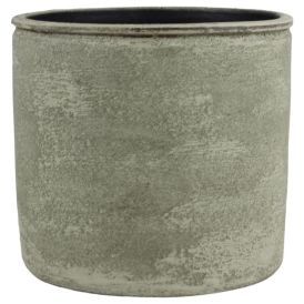 Blómapottur Coco ljósgrænn leir Ø18x16 cm Scan-Pot