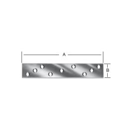 Gataplata 190x35mm Vormann galv.