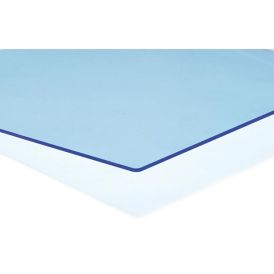 Plastplata 1000x750x3 mm Rias blátt