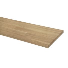 Hilluefni massíf eik 1200x200x18mm Wallmann