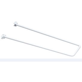 Bókastopp fyrir hillu 8x25cm Element System hvítt
