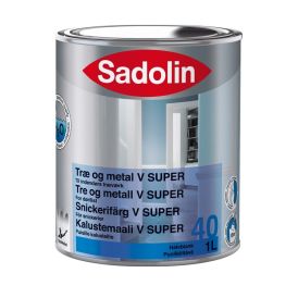 Viðar- og Málmmálning V Super base hálfglans 1L Sadolin