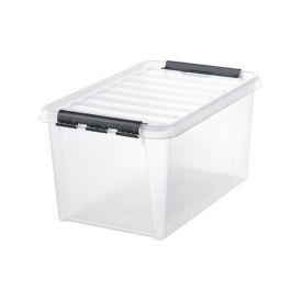 Plastkassi með loki 47L SmarStore Classic 45 glær