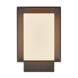 Veggljós LED Nestor svart/ál 22,1x14,7 cm