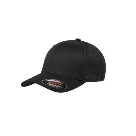 Derhúfa barna Flexfit baseball svört/svört