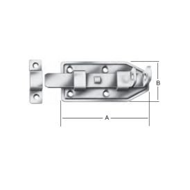 Renniloka 100x50mm Vormann galv.