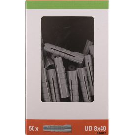 Múrtappi 8x40mm Stabilit 50stk