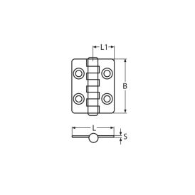 Lamir 30x40 mm Marinetech 81479 A2