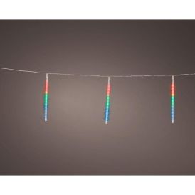 Úti grýlukertasería 72 LED 2 m marglituð ljós