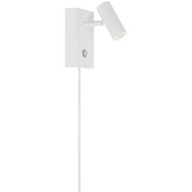 Veggljós LED Omari hvítt dimmanlegt 12 cm