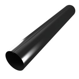 Niðurfallsrör Ø70mm 3m N70 ál svart