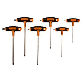 Skrúfjárn T grip 3,4,5,6,8 &10 mm Bacho