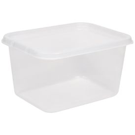 Plastkassi með loki 25L SmartStore Basic glær