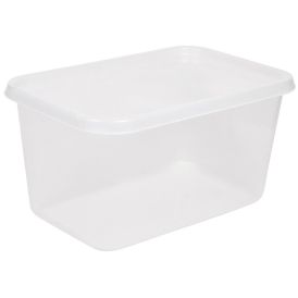 Plastkassi með loki 44L SmartStore glær