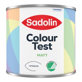 Málningarprufa inni óblönduð 0,5L hvít Sadolin