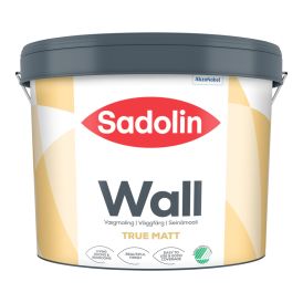 Veggmálning mött 5% 9L hvít Sadolin